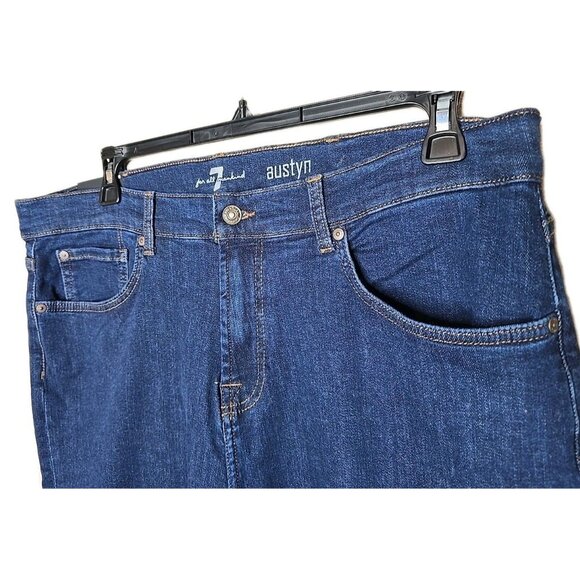7 For All Mankind NWT Men's Austyn Relaxed Straight Leg Denim Jeans 36 New t22 - Picture 3 of 6